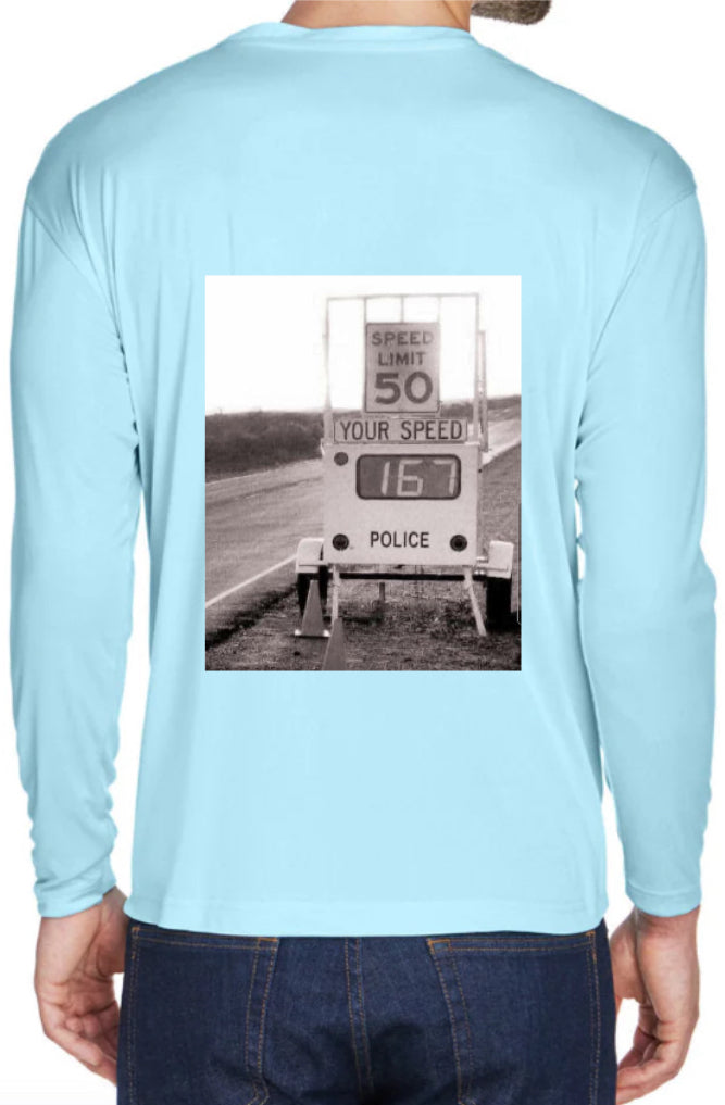 Speed Sign Design Long Sleeve