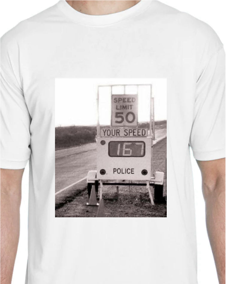 Speed Sign Design T-Shirt