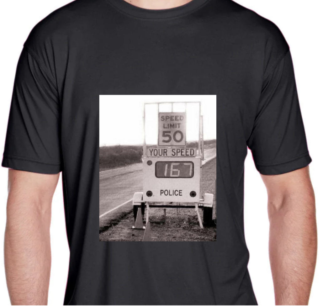 Speed Sign Design T-Shirt