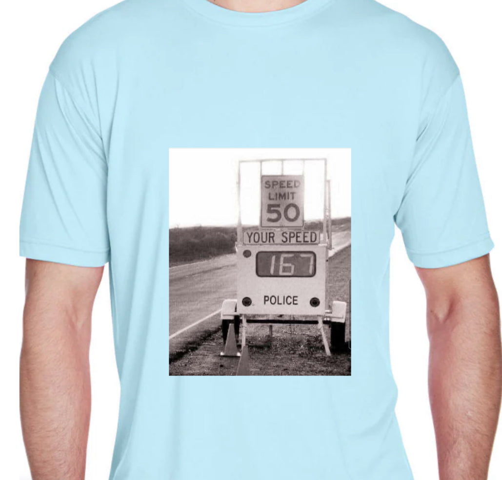 Speed Sign Design T-Shirt