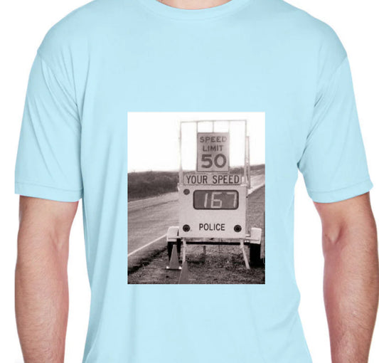 Speed Sign Design T-Shirt